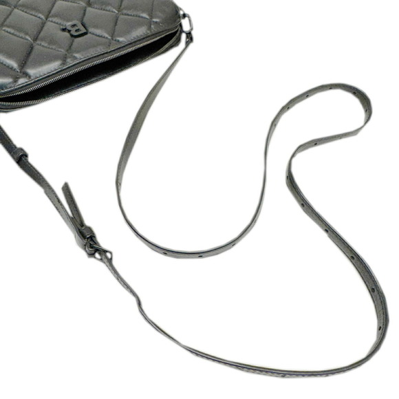 BALENCIAGA Quilted Leather Camera Bag Black 600325 Shoulder - Picture 12 of 14